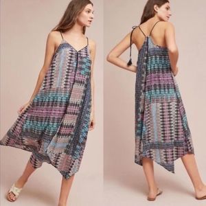 Anthropologie Akemi + Kin Riviera Tasseled Handkerchief Dress